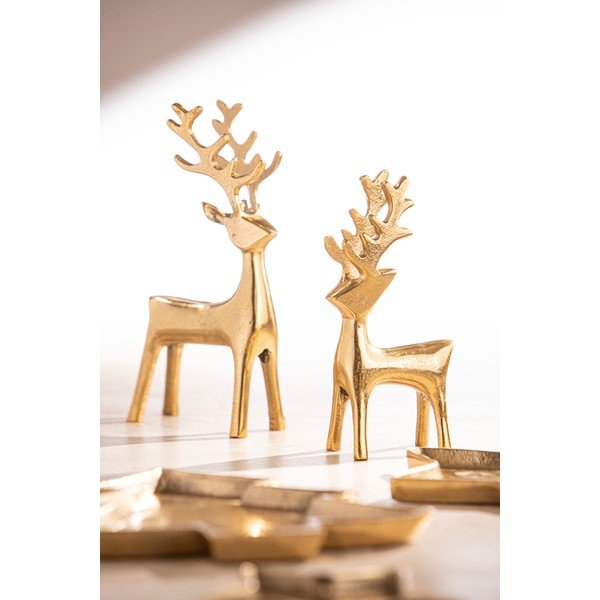Iš metalo kalėdinė statulėlė (aukštis 11 cm) Noelle Reindeer – Ladelle-image-1