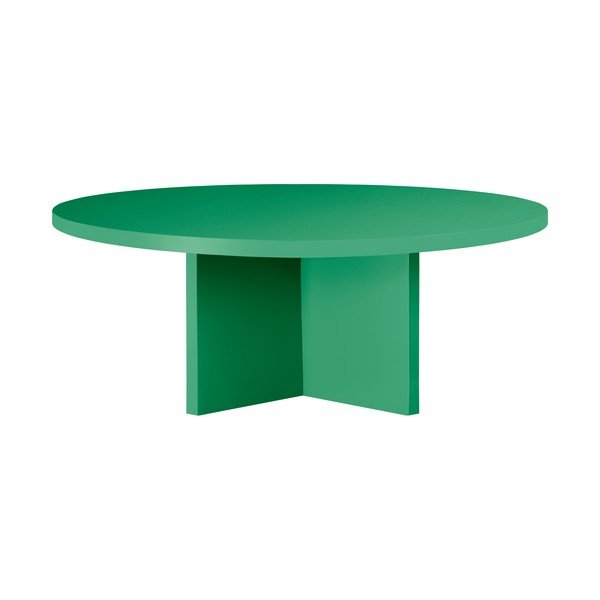 Apvalios formos kavos staliukas žalios spalvos ø 100 cm Pausa – Really Nice Things-image-4