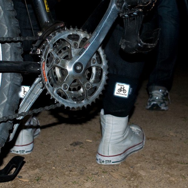Atspindinčios dviračių kojinės Suck UK Biker kojinės-image-1