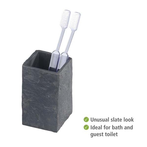 Dantų šepetėlio puodelis Wenko Slate Rock-image-3