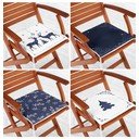 Sėdynės pagalvėlės 4 vnt. su Kalėdų motyvu 40x40 cm Blue Christmas – Mila Home
