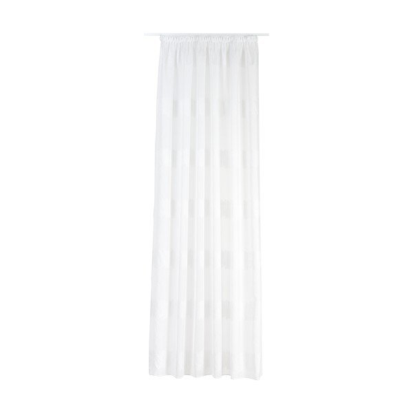 Permatoma užuolaida baltos spalvos 140x260 cm Musette – Mendola Fabrics-image-2
