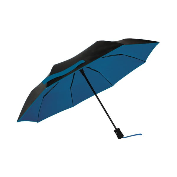 Juodai mėlynas vėjo nepraleidžiantis skėtis su apsauga nuo UV spindulių "Ambiance", ⌀ 97 cm