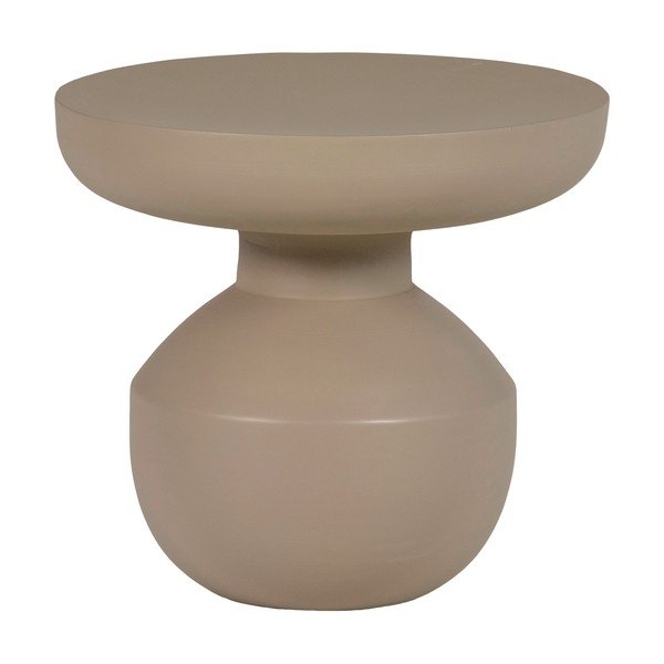 Iš metalo apvalios formos šoninis stalas ø 45 cm Bova – WOOOD