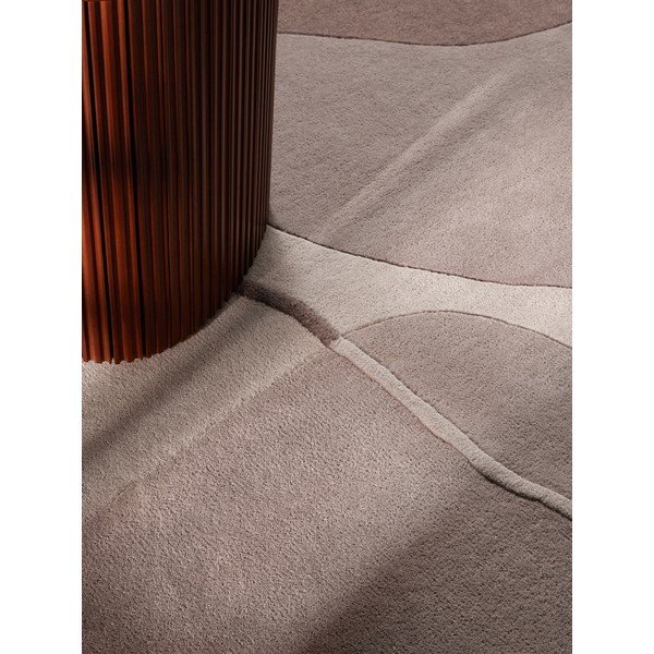 Violetinės spalvos iš vilnos apvalios formos kilimas ø 200 cm Virelle – Villeroy&Boch-image-4