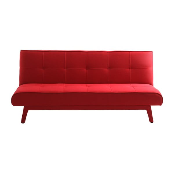 Pasirinktinės formos režimai Raudona dvigulė sofa lova