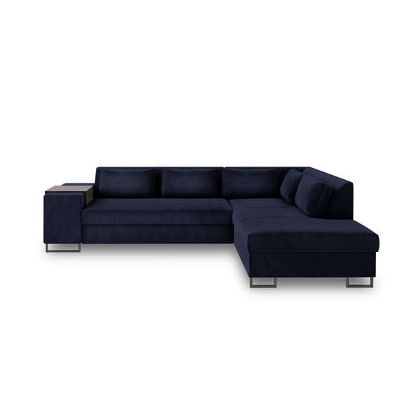 "Cosmopolitan Design" San Diego tamsiai mėlyna sofa lova, dešinysis kampas