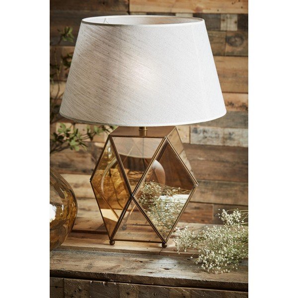 Rudai auksinės lempos kojelė 43 cm Eluminea - Côté Table-image-1