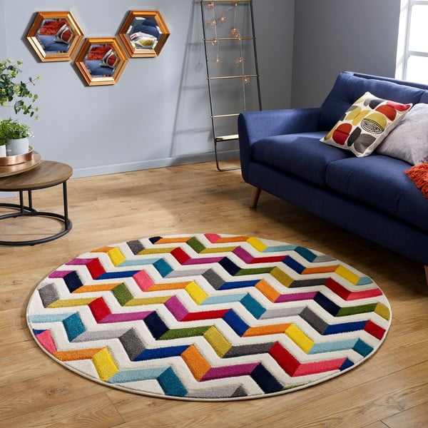 Kilimas Flair Rugs Bolero, ø 160 cm-image-1