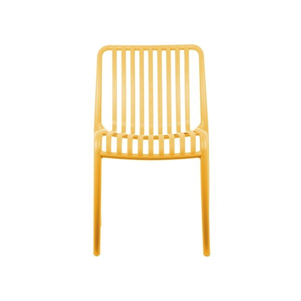 Geltonos spalvos iš plastiko valgomojo kėdė Glee – Leitmotiv-image-3