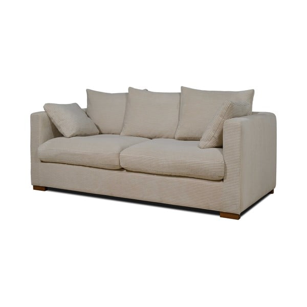 Sofa iš kordinio velveto smėlio spalvos 175 cm Comfy – Scandic-image-2