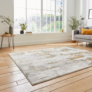 Kilimas šviesiai pilkos spalvos/auksinės spalvos 80x150 cm Apollo – Think Rugs