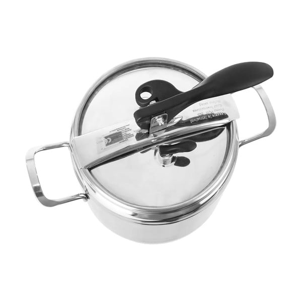 Nerūdijančio plieno greitpuodis su dangčiu Orion Profi, 5 l-image-3