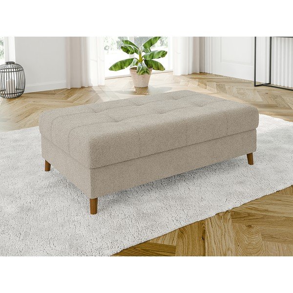 Smėlio spalvos iš boucle taburetė Ariella – Ropez-image-2