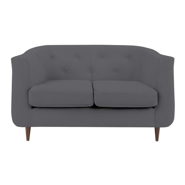 "Kooko Home Love" pilka sofa, 125 cm