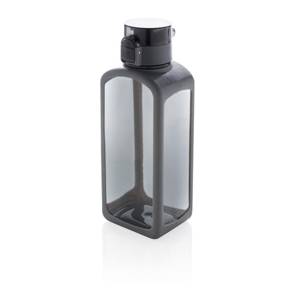 Juodas užrakinamas butelis su automatiniu atidarymu "XD Design Collection", 600 ml