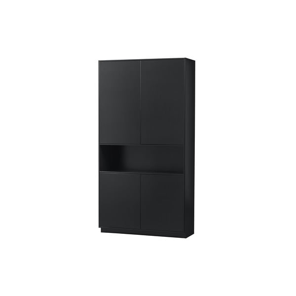 TV spintelė juodos spalvos iš pušies masyvo 110x210 cm Finca – WOOOD-image-3