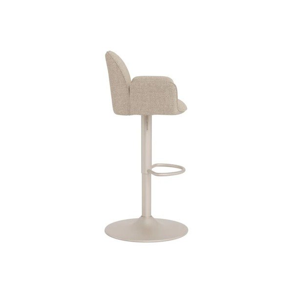 Smėlio spalvos iš audinio baro taburetė (sėdynės aukštis 64 cm) Glenda – Actona-image-3