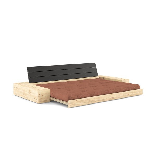 Sulankstoma sofa raudonos plytų spalvos 244 cm Base – Karup Design-image-4