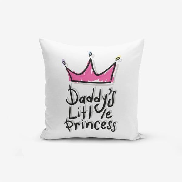 Minimalistiniai pagalvėlių užvalkalai Pink Crown, 45 x 45 cm
