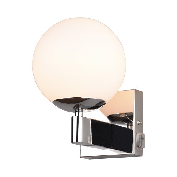 Sidabrinės spalvos sieninė lempa ø 14 cm Kula – Trio