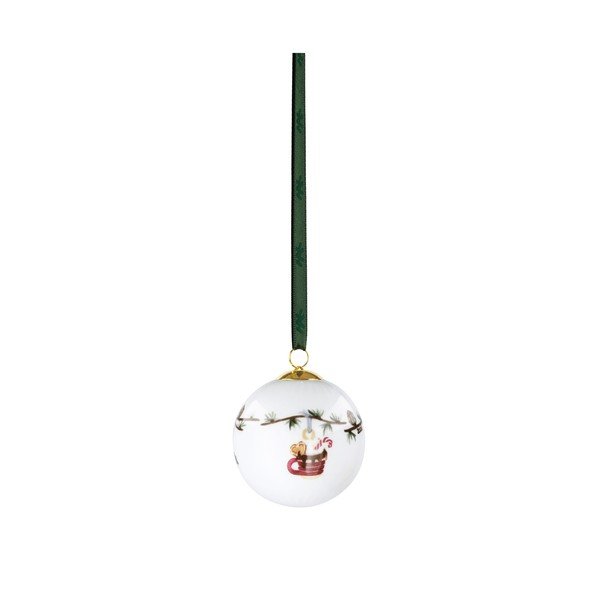 Iš porceliano dažyta rankomis eglutės papuošimas ø 6 cm Hammershøi Christmas – Kähler Design