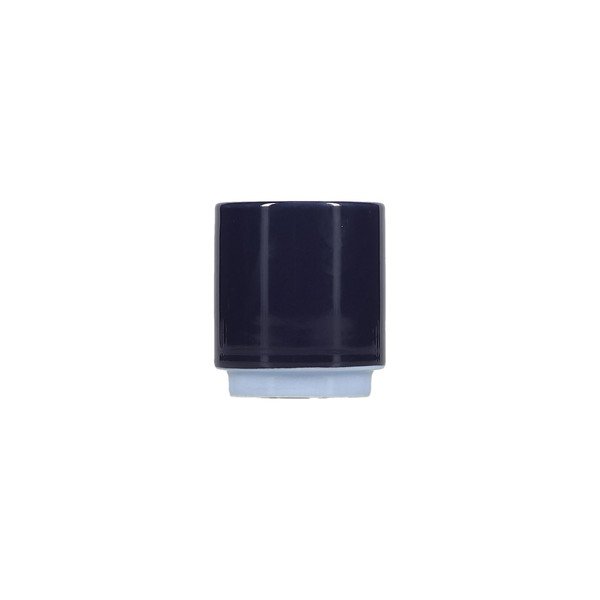 Tamsiai mėlynos spalvos iš molio puodelis espreso 130 ml Duo – ONA-image-2
