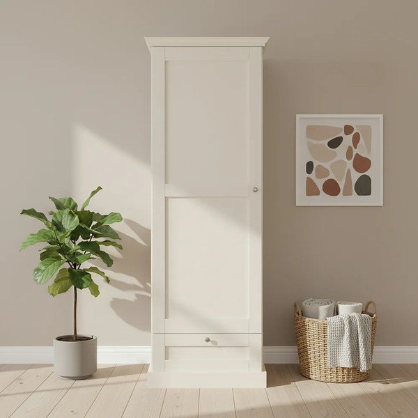 Smėlio spalvos matinis spintelė 60x180x35 cm Binz – Støraa-image-2