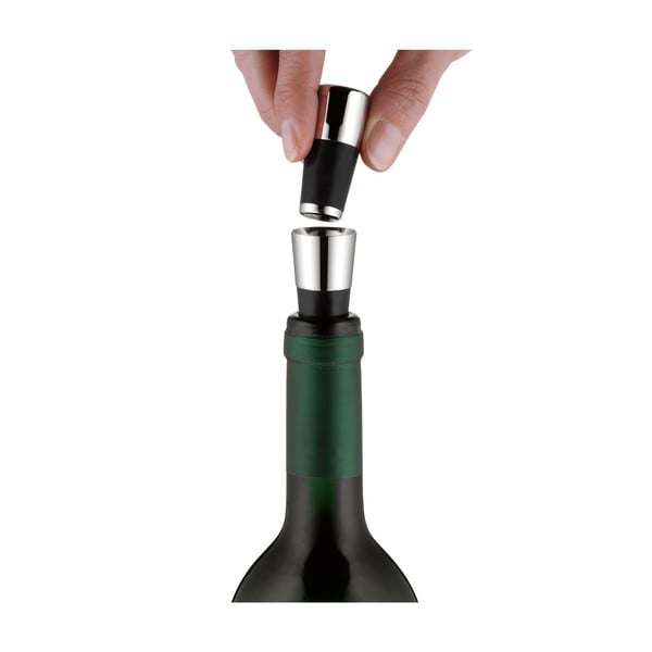 Nerūdijančio plieno vyno piltuvėlis su kamščiu WMF Cromargan® Vino-image-2
