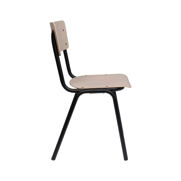 Smėlio spalvos valgomojo kėdės 4 vnt. komplekte Back to school – Zuiver-image-2