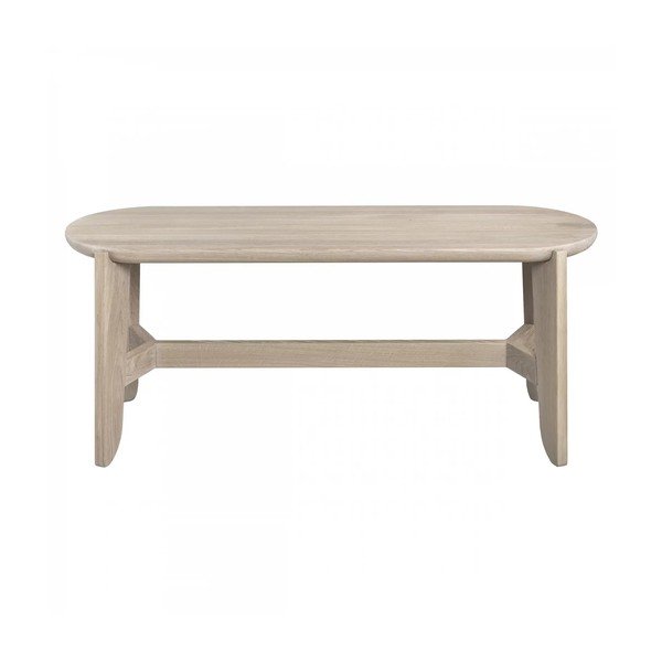 Natūralios spalvos medžio masyvo suolas Eli – Blomus