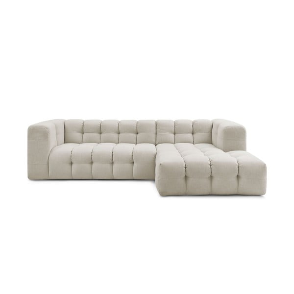 Kampinė sofa smėlio spalvos (su dešiniuoju kampu) Cloud – Bobochic Paris