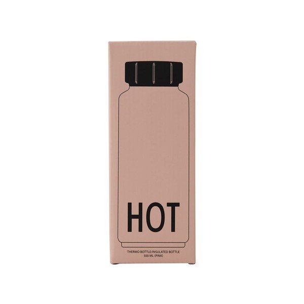 Rožinis termosas Design Letters Hot, 500 ml-image-2