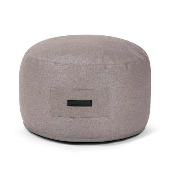 Pilkai smėlinės spalvos pufas Om 60 – SLOWDOWN