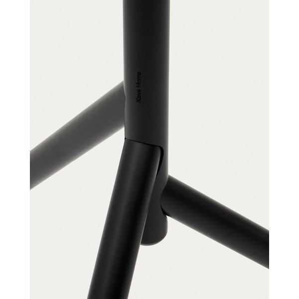 Juodos spalvos iš buko masyvo palto stovas 46x170 cm Nadue – Kave Home-image-4