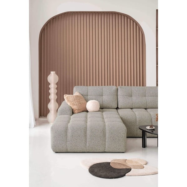 Šviesiai rudos spalvos sulankstoma/su sandėliavimo vieta modulinė kampinė sofa (su kairiuoju kampu) Lulu – Miuform-image-4