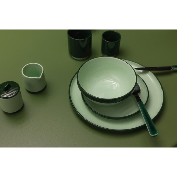 Žalios spalvos iš akmens masės mažas dubuo 710 ml Duo – ONA-image-4