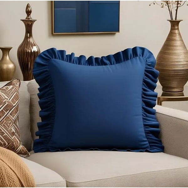 Iš medvilnės mišinio dekoratyvinis pagalvės užvalkalas 40x40 cm Ruffled – Mila Home-image-4