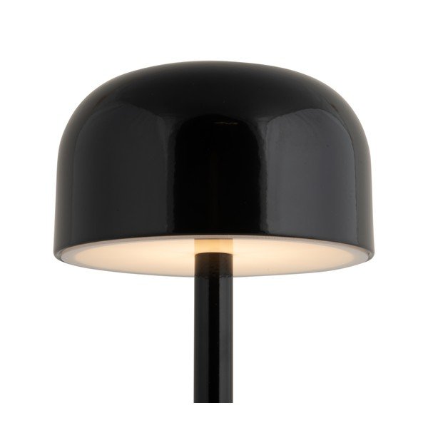 Stalinis šviestuvas juodos spalvos LED (aukštis 24,5 cm) su metaliniu gaubtu James – Leitmotiv-image-3