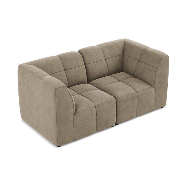 Rudos spalvos sofa iš velveto 180 cm Aloha – Makamii-image-3