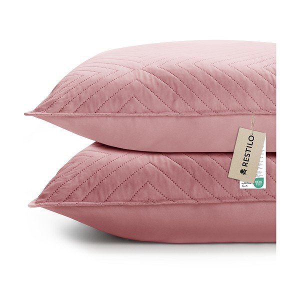 Iš mikropluošto dekoratyviniai pagalvių užvalkalai 2 vnt. 45x45 cm Softa – Restilo