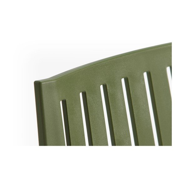 Žalia plastikinė sodo kėdė Bars - Rojaplast-image-2