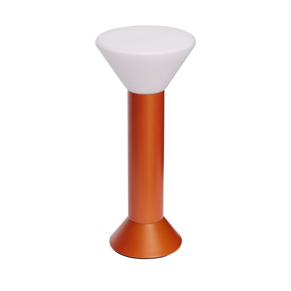 Stalinis šviestuvas oranžinės spalvos su pritemdymo funkcija (aukštis 30 cm) Flash – Hübsch-image-2
