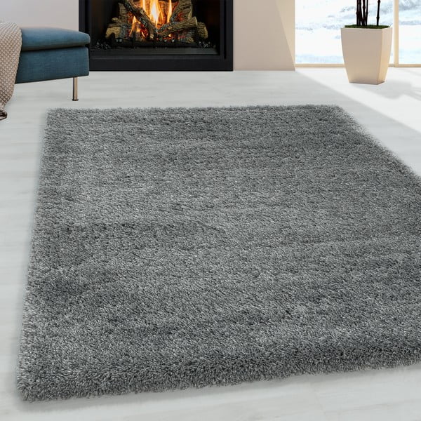 Kilimas pilkos spalvos 200x290 cm Fluffy – Ayyildiz Carpets-image-1