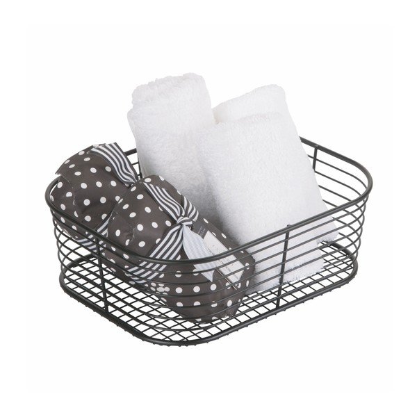 Juodos spalvos krepšys iDesign Vienna, 23,8 x 18,4 cm-image-3