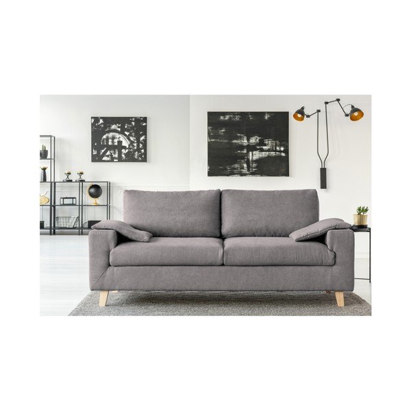 Pilka trivietė sofa Cosmopolitan design Caracas-image-3