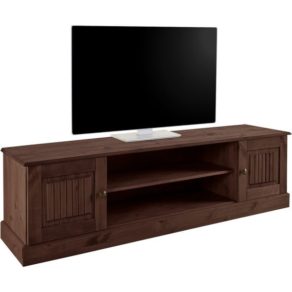 Iš pušies masyvo TV spintelė rudos spalvos 45x40 cm Mille – Støraa-image-2