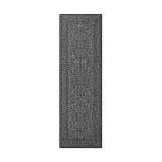 Juodos ir baltos spalvos lauko kilimas 80x250 cm Duet Kona – NORTHRUGS