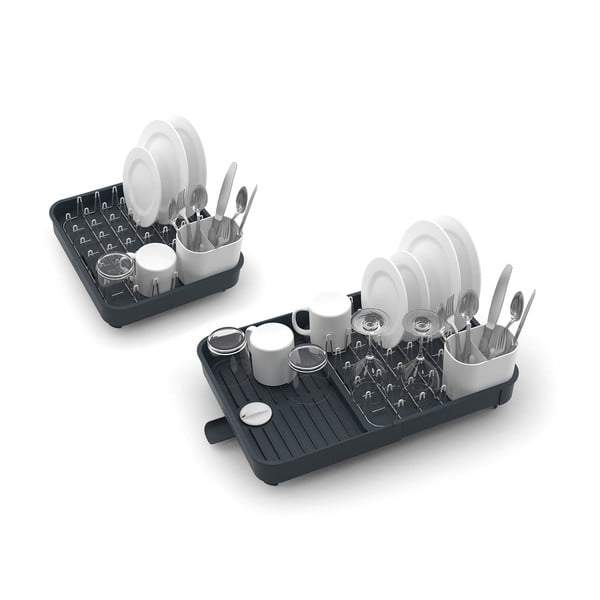 Pilkas reguliuojamas indų padėklas Joseph Joseph Extend-image-1