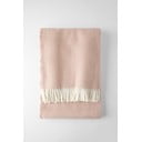 Rožinis medvilninis pledas Euromant Skyline, 140 x 180 cm